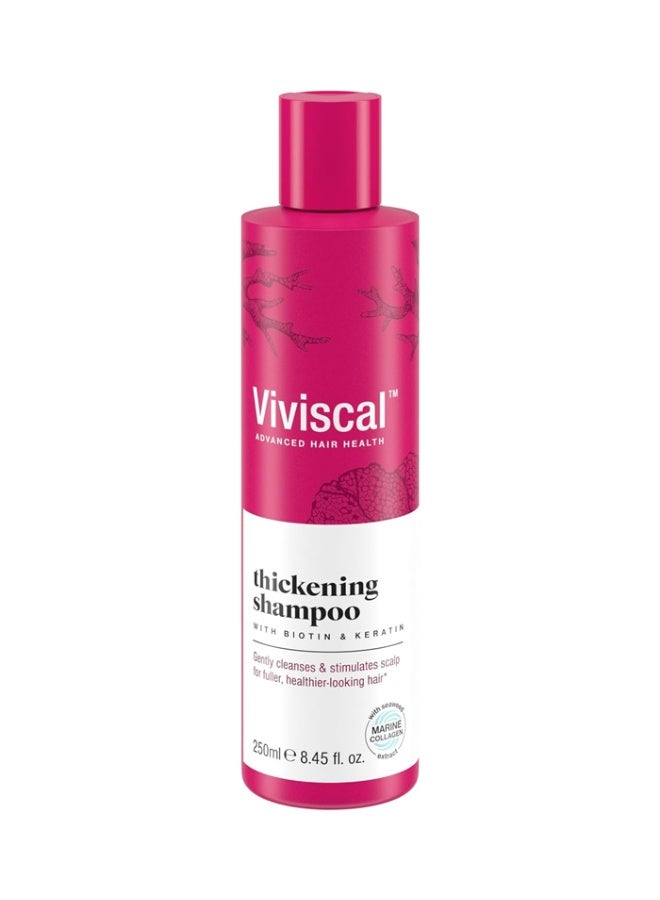 فيفيسكال شامبو فيفيسكال المتطور لتكثيف الشعر، مُركّب من البيوتين والكيراتين، مدعّم بالكولاجين البحري ومستخلص الأعشاب البحرية، يساعد على تقوية الشعر وتقليل التكسر، 250 مل - Image 1