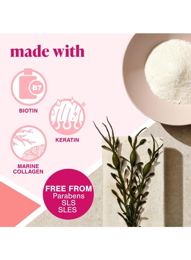 فيفيسكال شامبو فيفيسكال المتطور لتكثيف الشعر، مُركّب من البيوتين والكيراتين، مدعّم بالكولاجين البحري ومستخلص الأعشاب البحرية، يساعد على تقوية الشعر وتقليل التكسر، 250 مل - Image 2