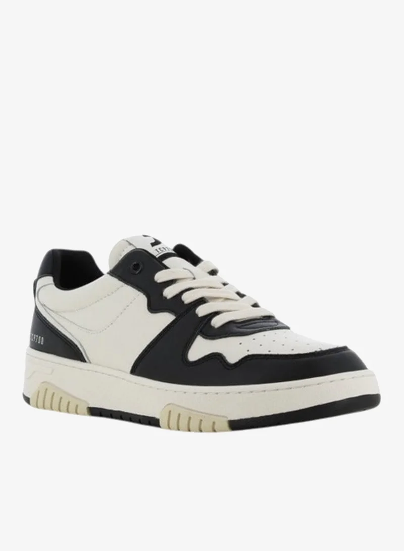 SJ SJ Men's Panelled Sneakers with Lace-Up Closure - 589896-841