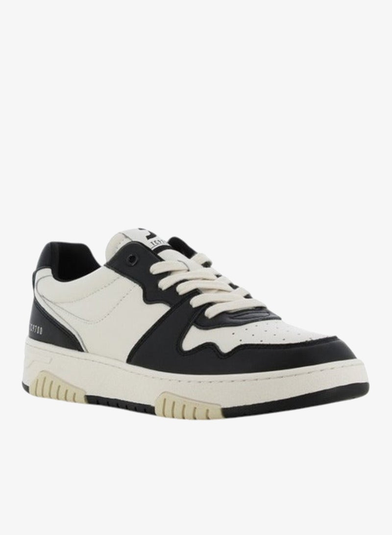 SJ Men's Panelled Sneakers with Lace-Up Closure - 589896-841 - Image 2