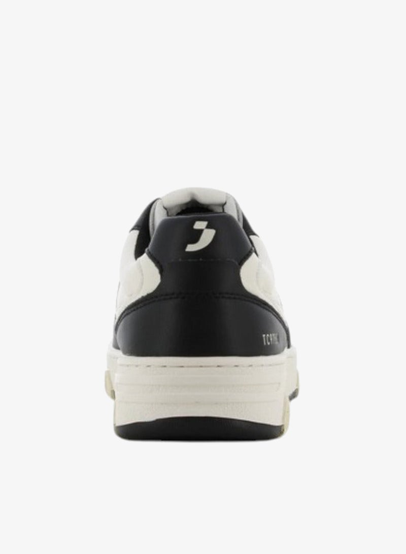 SJ Men's Panelled Sneakers with Lace-Up Closure - 589896-841 - Image 4