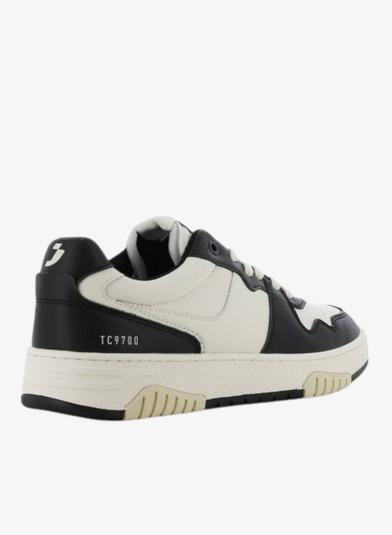 SJ Men's Panelled Sneakers with Lace-Up Closure - 589896-841 - Image 3