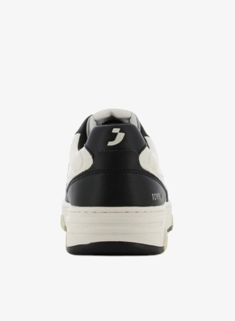 SJ Men's Panelled Sneakers with Lace-Up Closure - 589896-841 - Image 4