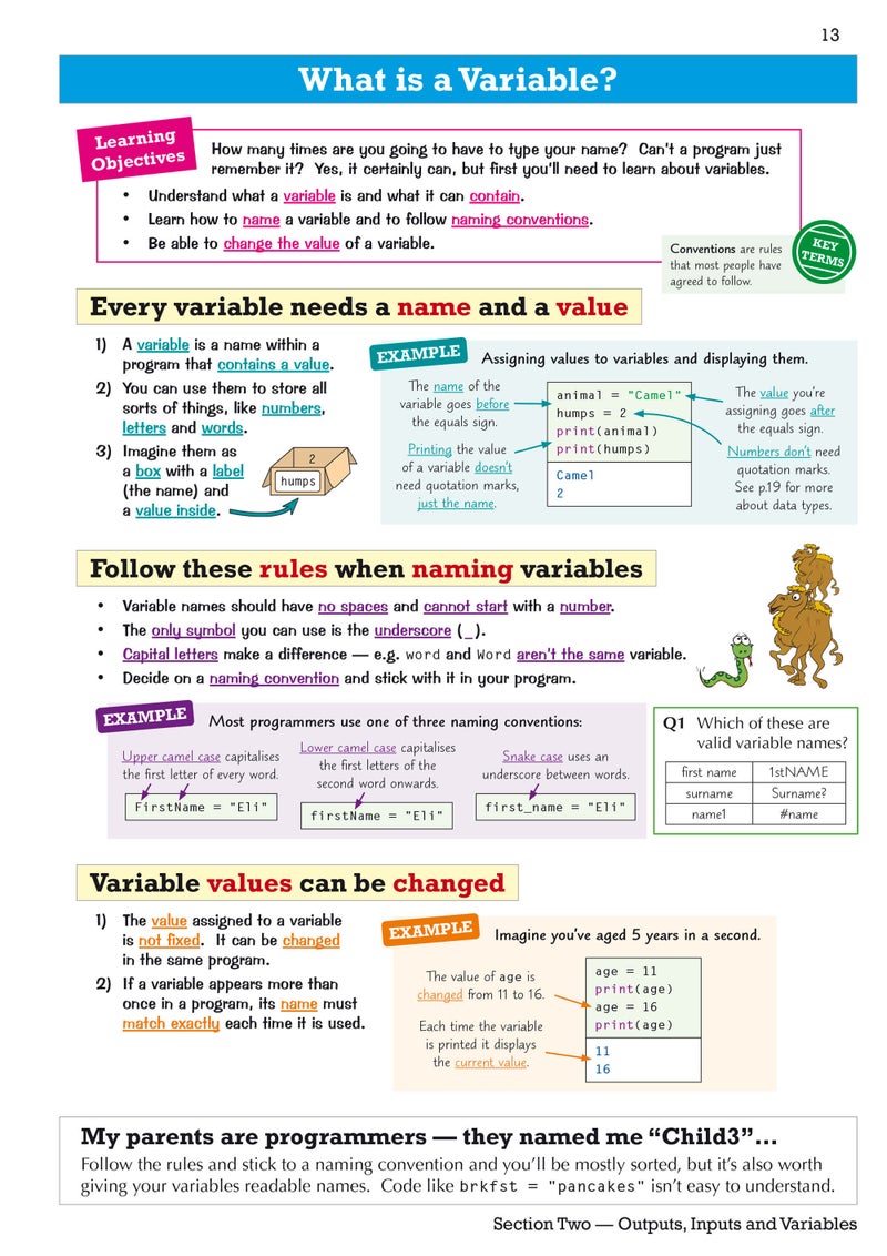 New KS3 Computing: Python Programming Guide with Online Edition, Python Files & Videos