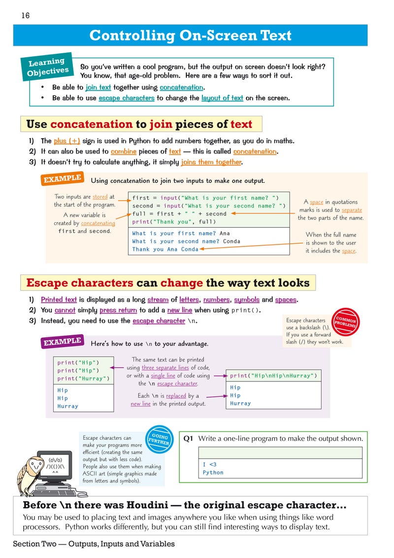 New KS3 Computing: Python Programming Guide with Online Edition, Python Files & Videos