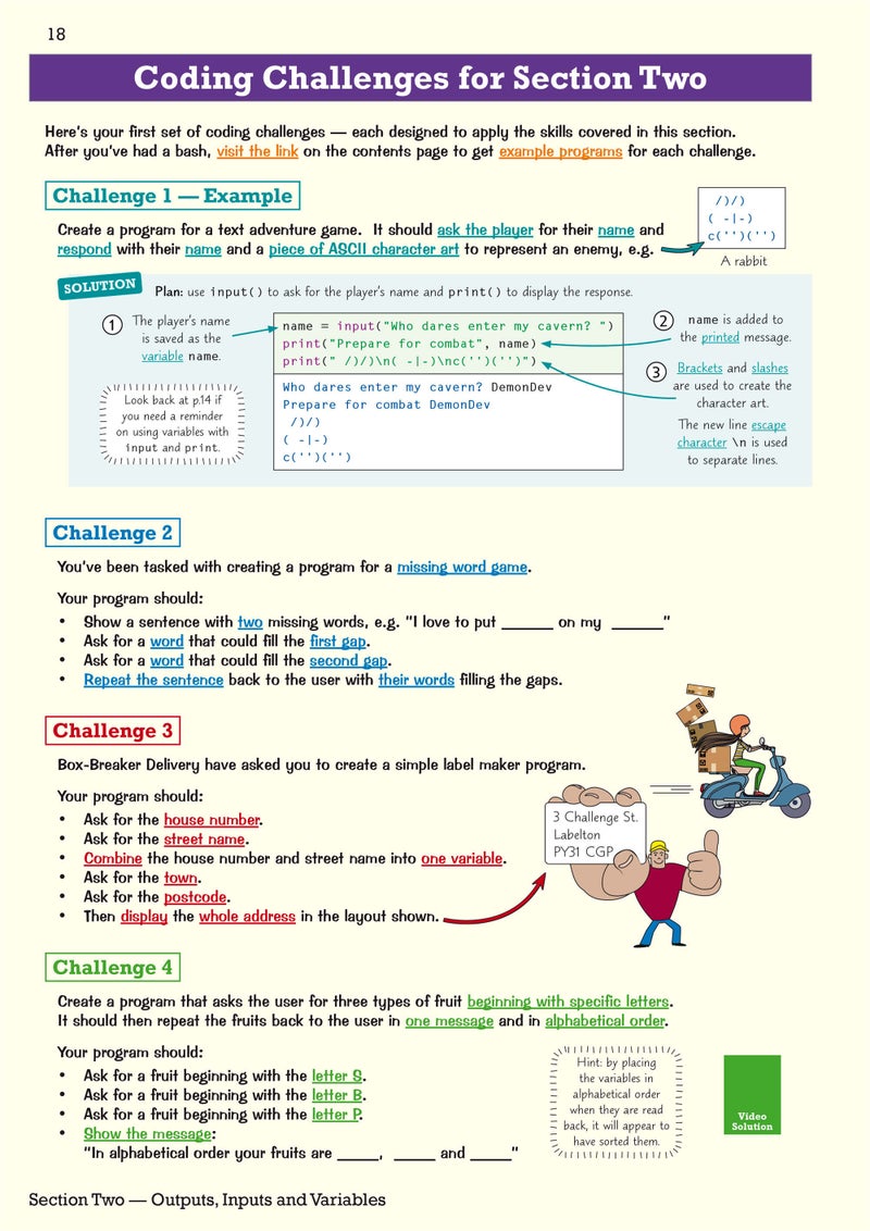 New KS3 Computing: Python Programming Guide with Online Edition, Python Files & Videos