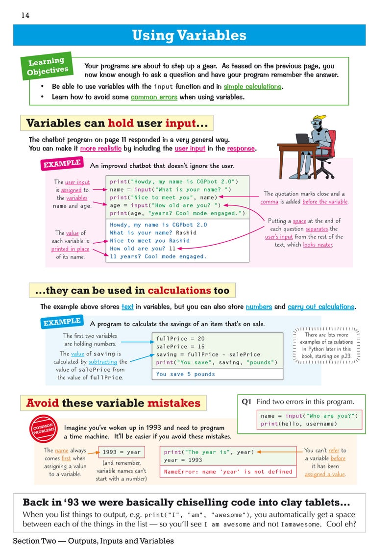 New KS3 Computing: Python Programming Guide with Online Edition, Python Files & Videos