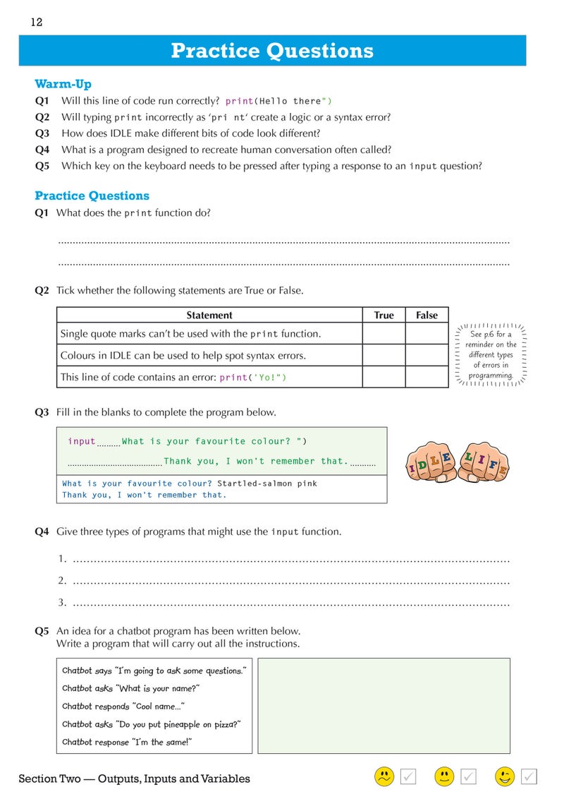 New KS3 Computing: Python Programming Guide with Online Edition, Python Files & Videos