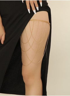 EvancyStore Handmade Thigh Chains Anklet Gold women's accessories