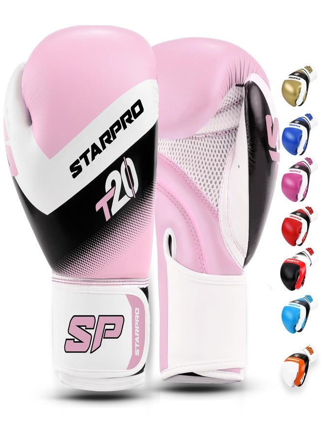 Starpro Boxing Gloves with Wrist Support & Protection Sparring Training Bag Gloves for Men & Women 8oz 10oz 12oz 14oz 16oz - Image 1