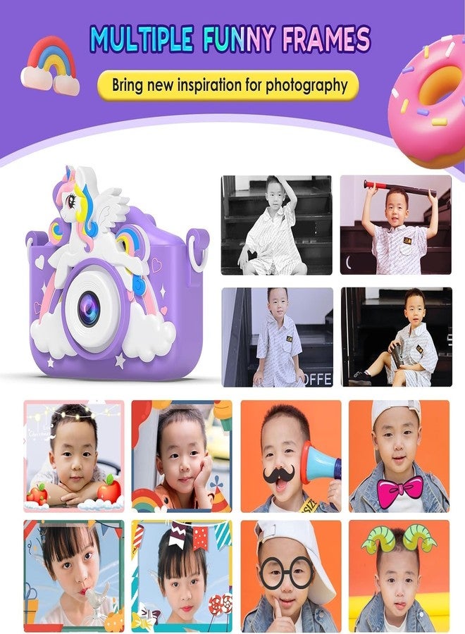 MUKUND Unicorn Camera for Girls,The Unicorn Toy,HD Digital Video Camera for 3-12 Years Old Childs Boys Girls,Christmas Birthday Gifts. - Image 4