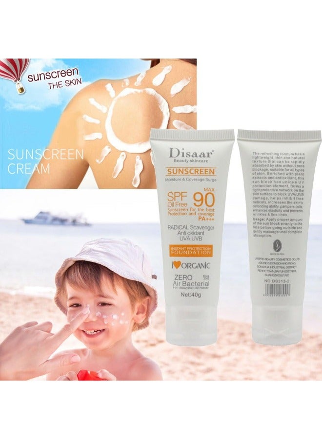 Disaar Sunscreen Instant Protection Foundation SPF 90, 40g - Image 4
