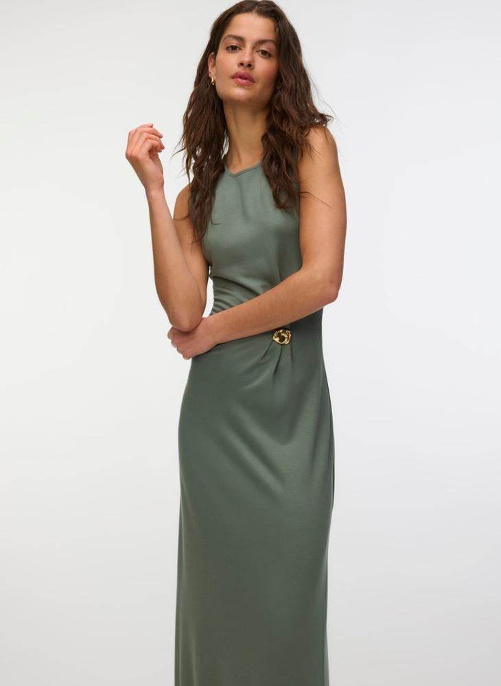 VERO MODA Sleeveless Crew Neck Maxi Dress - Image 4