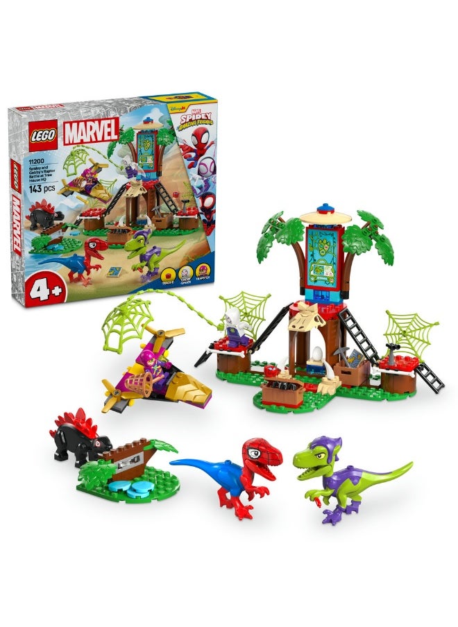 LEGO Spidey Spidey And Gobby'S Raptor Battle At Tree House Hq 11200 (143) Pieces  - Image 1