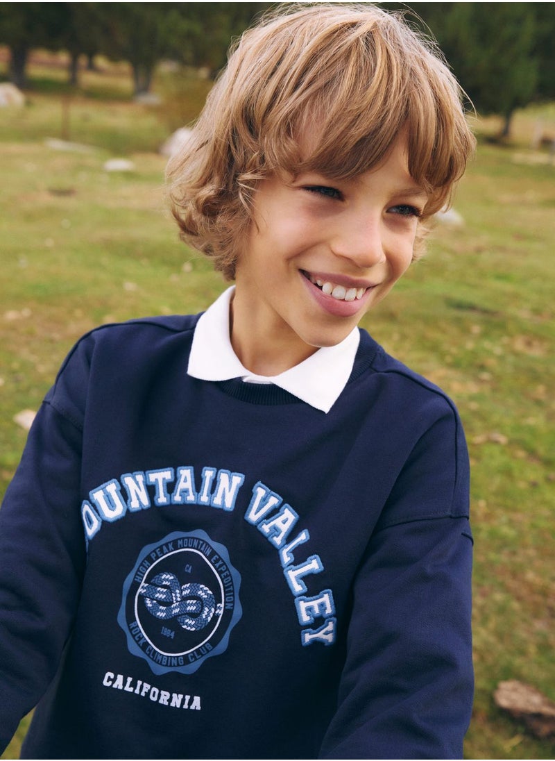MANGO - Kids Mountain Valley Sweatshirt - Image 1