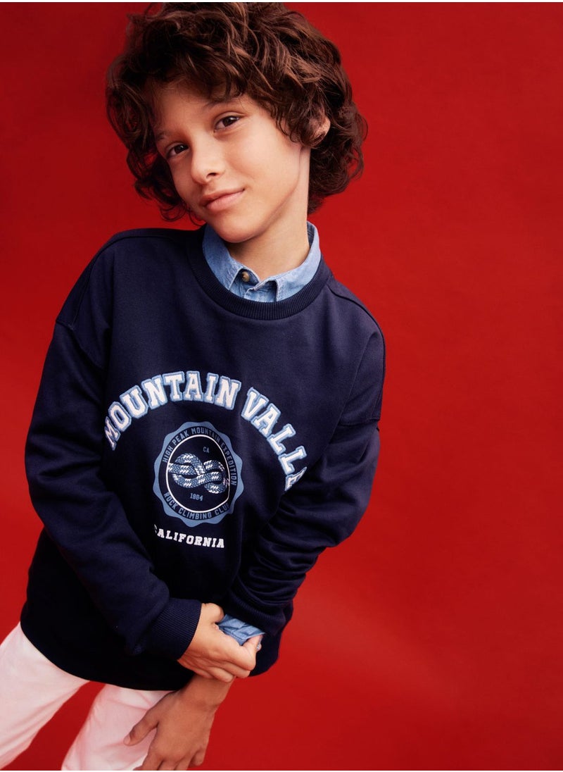 MANGO - Kids Mountain Valley Sweatshirt - Image 1