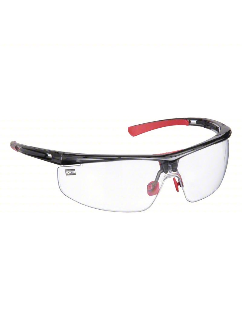 Professional Safety Eyewear – Standard Black Frame with Clear Anti-Fog & Anti-Scratch Lens & Adjustable Nose Bridge