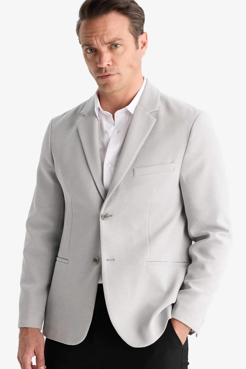 ديفاكتو Slim Fit Half Lining Blazer