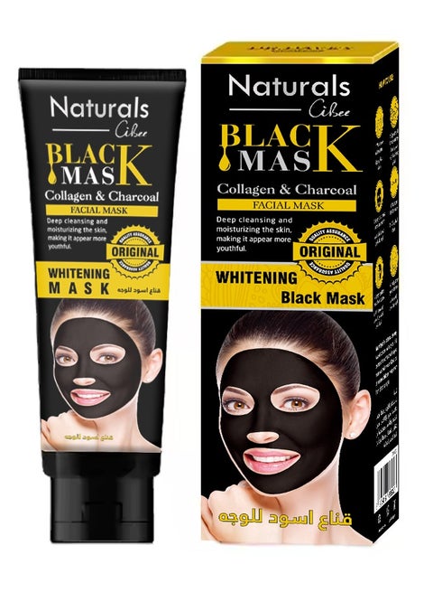 Naturals Black Mask Collagen @ Charcoal 120gm
