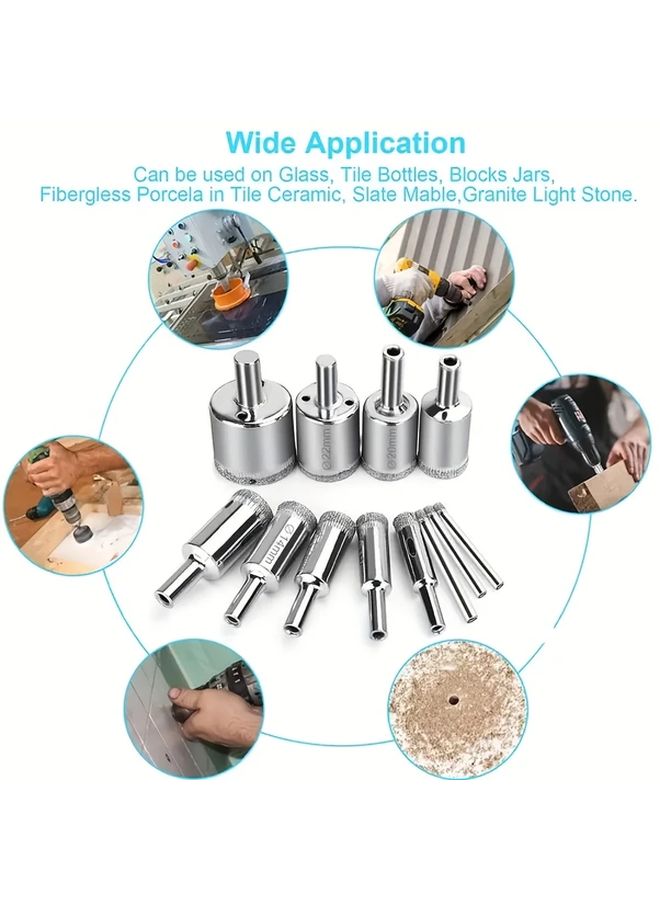 10Pcs High Speed Hand Tools For Tile Glass Marble Durable Rustproof Easy Professional Results - Image 5