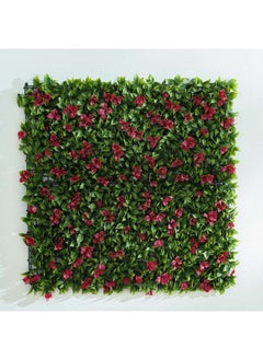 DANUBE HOME Artificial Fence Decoration Artificial Plant Wall Fence Decorative Green Leaves For Indoor Outdoor Garden Home Decor 100X100Cm  - Image 1