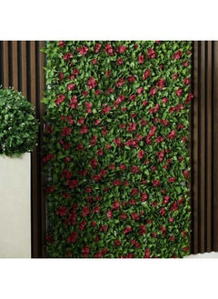 DANUBE HOME Artificial Fence Decoration Artificial Plant Wall Fence Decorative Green Leaves For Indoor Outdoor Garden Home Decor 100X100Cm  - Image 2
