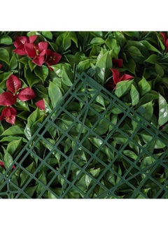 DANUBE HOME Artificial Fence Decoration Artificial Plant Wall Fence Decorative Green Leaves For Indoor Outdoor Garden Home Decor 100X100Cm  - Image 4