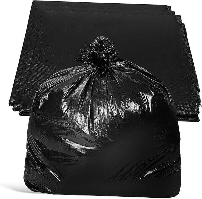 50Pcs Heavy Duty Contractor Trash Bags 55 Gallon Extra Large Durable Garbage Liners - Image 2