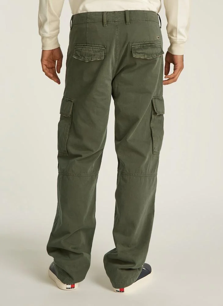 تومي جينز Pocket Detail Cotton Cargo Pants