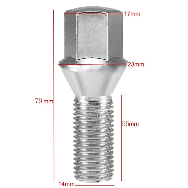 Vuzmode 10PCS Wheel Spacer Lug Nuts for Sport Cars - Image 2