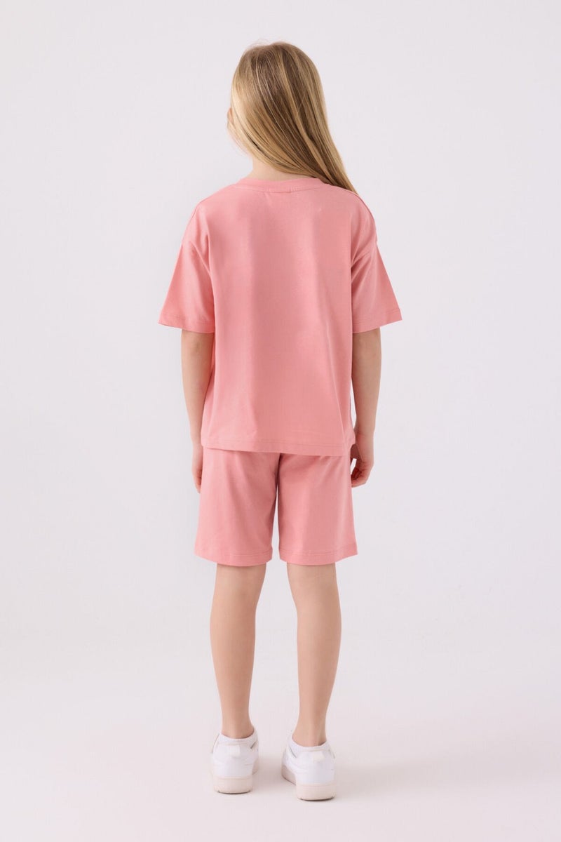 U.S. Polo Assn. Girls Mocha Bermuda Set  - Image 5