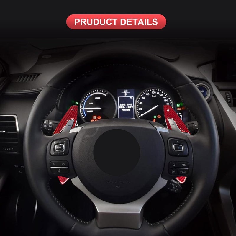SK CUSTOM Carbon Fiber Shift Paddle Shifter Extension for Lexus - Image 3