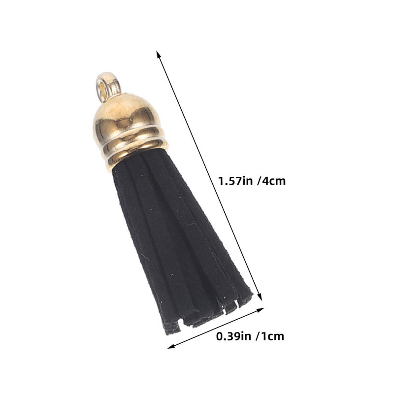 50pcs Mini Tassels: Faux Leather Tassels Pendant Hanging Charms For Bracelets Bookmarks Key Chain Jewelry Making Diy Craft Supplies - Image 5