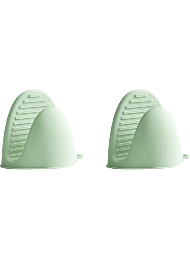 Dipple Dipuer Silicone Heat-Resistant Gloves, Thickened, For Kitchen Use, High Temperature Resistant, For Oven And Microwave, Anti-Scalding, For Baking And Roasting - Image 1