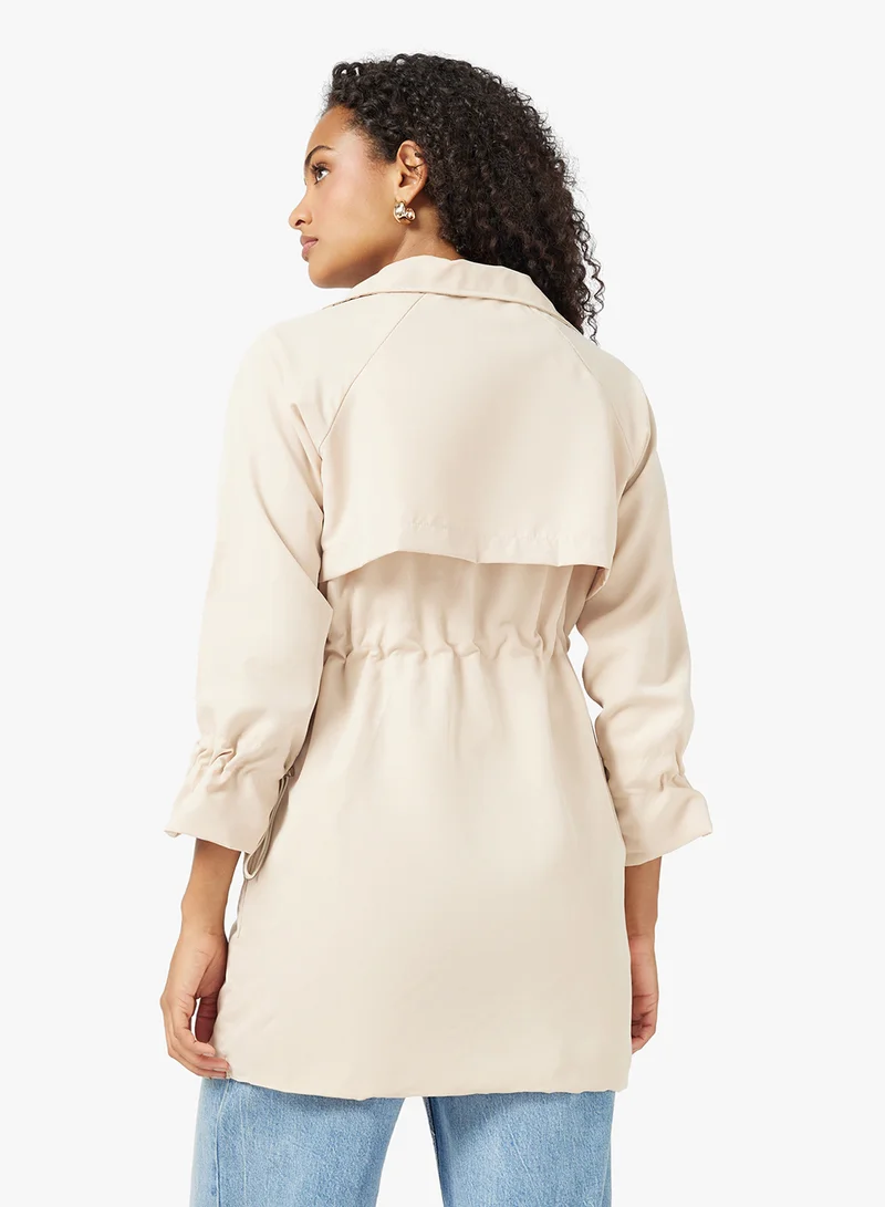 Ginger Oversize Woven Trench Coat