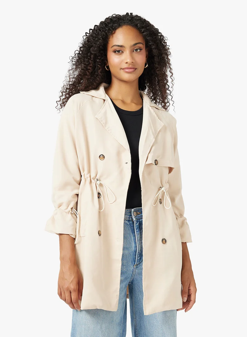 Ginger Oversize Woven Trench Coat