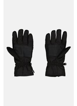 Canada Weather Gear Men 1 Pair Textured Ski Gloves, Black  - Image 2