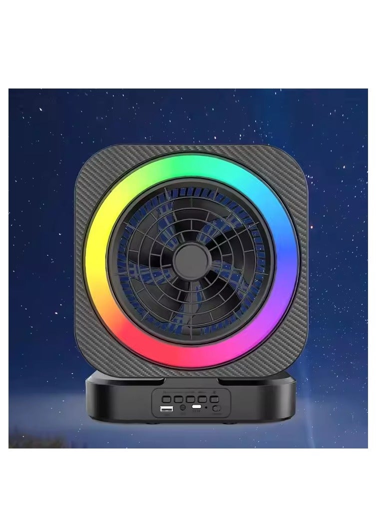 Sing-e Super Bass Speaker Portable Music Mini System  Light & Rechargeable USB Black - Image 3
