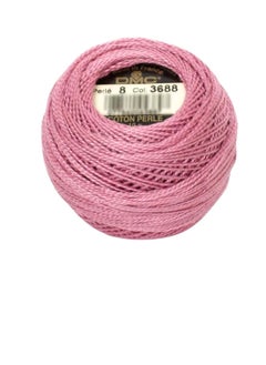 DMC DMC Pearl Cotton Ball Size 8 87yd Medium Mauve  - Image 2