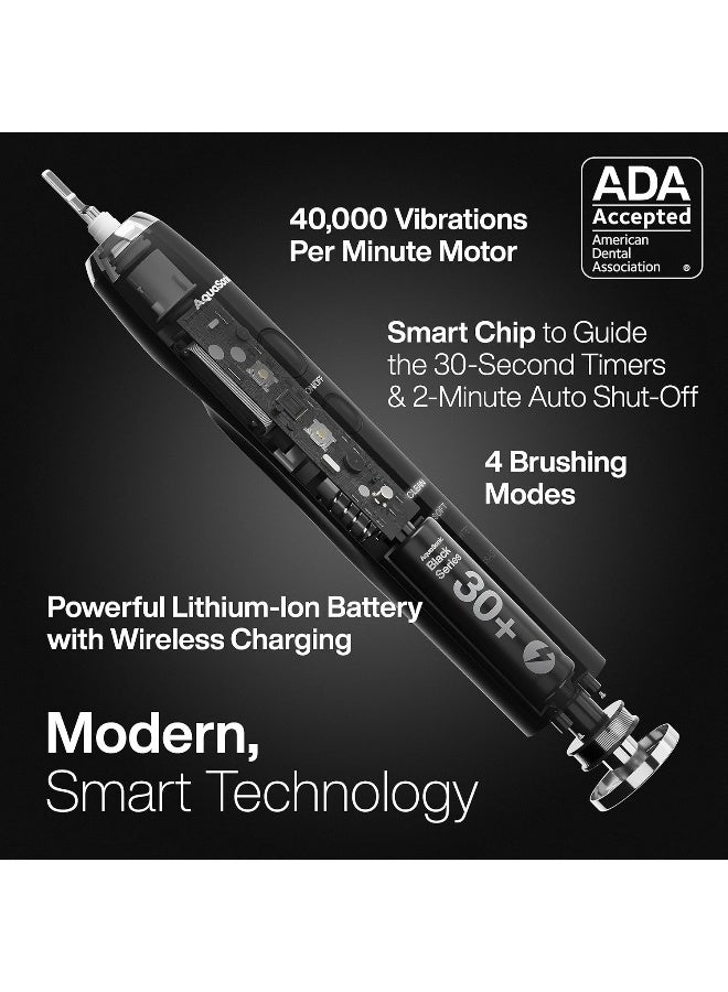 Aquasonic Black Series Ultra Whitening Toothbrush - Image 2