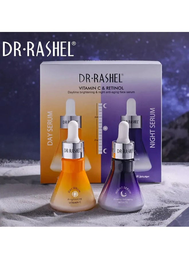 DR. RASHEL Vitamin C, Retinol Day And Night Face Serum 30ml - Image 1
