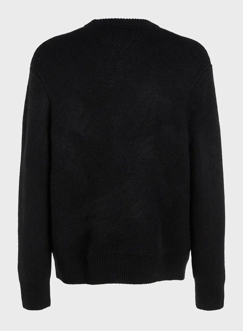 TOMMY JEANS Graphic Crew Neck Sweater
