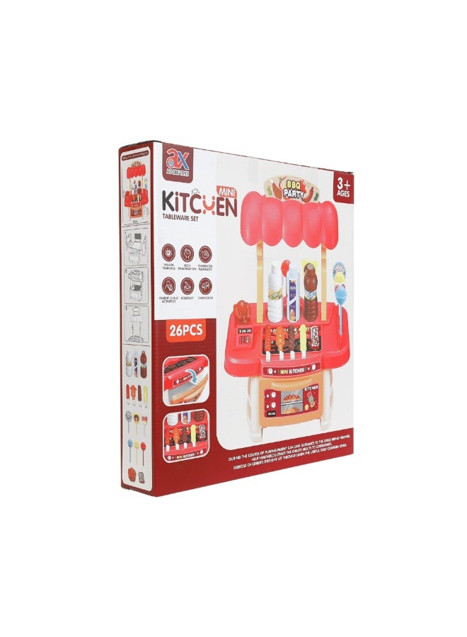 كيتشين سيت مجموعة مطبخ أطفال - 26 قطعة - Image 4
