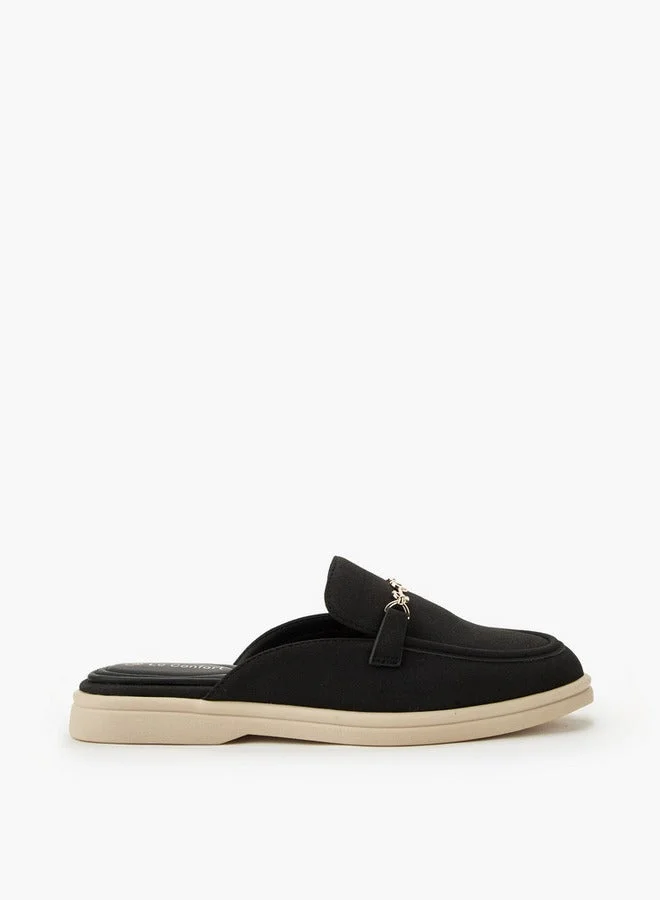 لو كونفورت Women Metallic Detail Mules