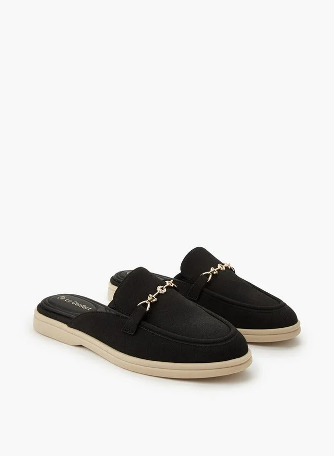 لو كونفورت Women Metallic Detail Mules