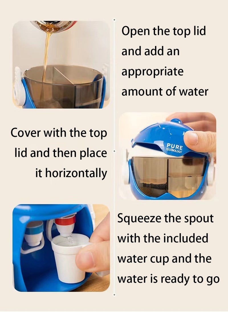 Children's Kitchen Water Dispenser Robot Toy, Mini Kids' Household Water Dispenser Toys, Interactive Educational Kitchen Playsets, For Home, Kindergarten, Playroom - Image 3