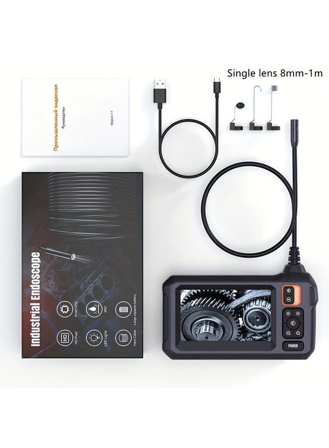 Generic 4.3 Inch IPS LCD Screen Industrial Endoscope Single Lens 8mm IP67 Waterproof For Auto Repair Plumbing Inspection - Image 1