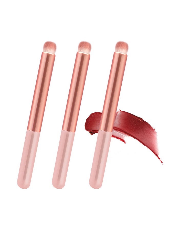 Banidy Lip Brush Lip Smudge Brushes Lipstick Brush With Tubes 3Pcs Lip Gloss Applicator Wands Lip Brushes Multipurpose Lip Makeup Brush Eyeshadow Brush Concealer Brush Lip Gloss Wands Applicator Tool Kits - Image 1