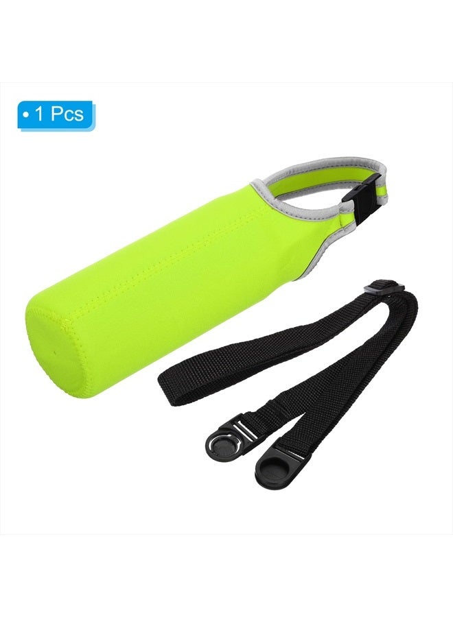 PATIKIL 67mmx185mm Water Bottle Sling Bag, 1 Pack Neoprene Portable Insulated Bottle Holder Carrier with Removable Adjustable Shoulder Strap, Green - Image 3