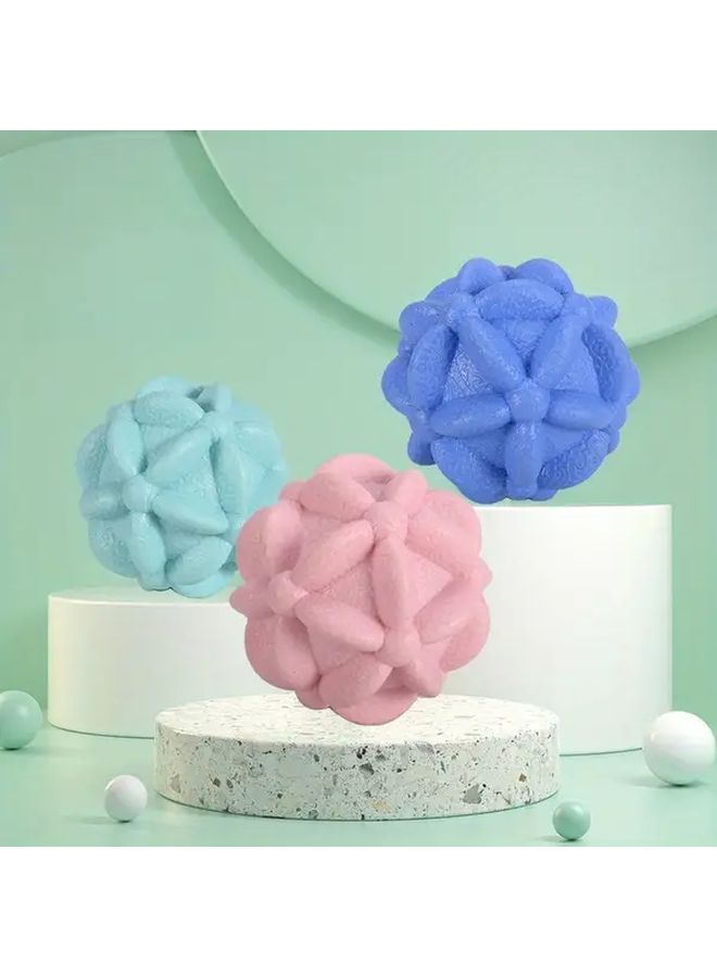 Purple Flower Massage Ball For Fascia Leg Relaxation Neck Meridian Yoga Exercise Wellness - Image 2